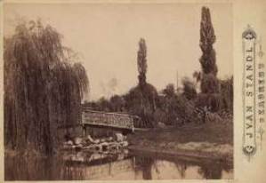 Botanički vrt - most preko jezera / Ivan Standl