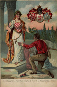 II. hrvatski svesokolski slet u Zagrebu 1911. / V. Rožankowski